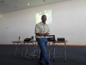 Nyathi introducing the first speaker