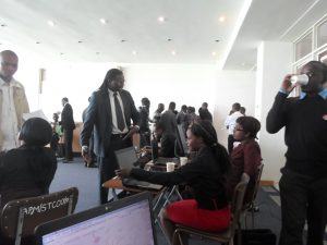 student's talking about their projects