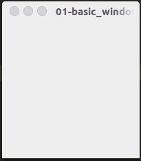 Basic  GTK Window